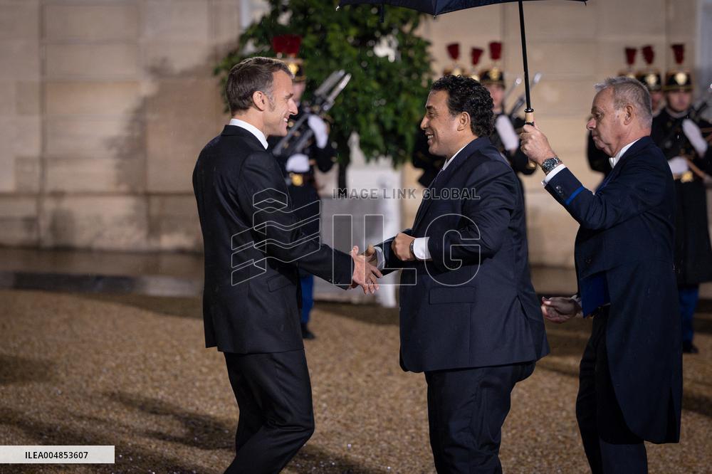 Diner at the Elysee Palace for the 8th Paris Peace Forum - Paris AJ