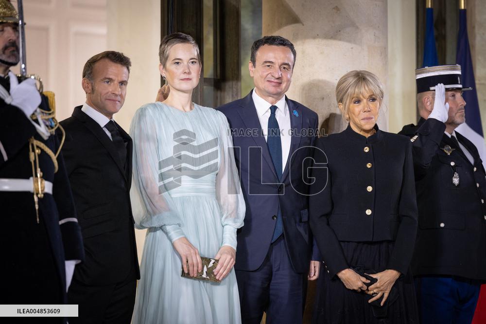 Diner at the Elysee Palace for the 8th Paris Peace Forum - Paris AJ