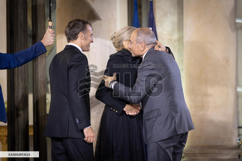Diner at the Elysee Palace for the 8th Paris Peace Forum - Paris AJ