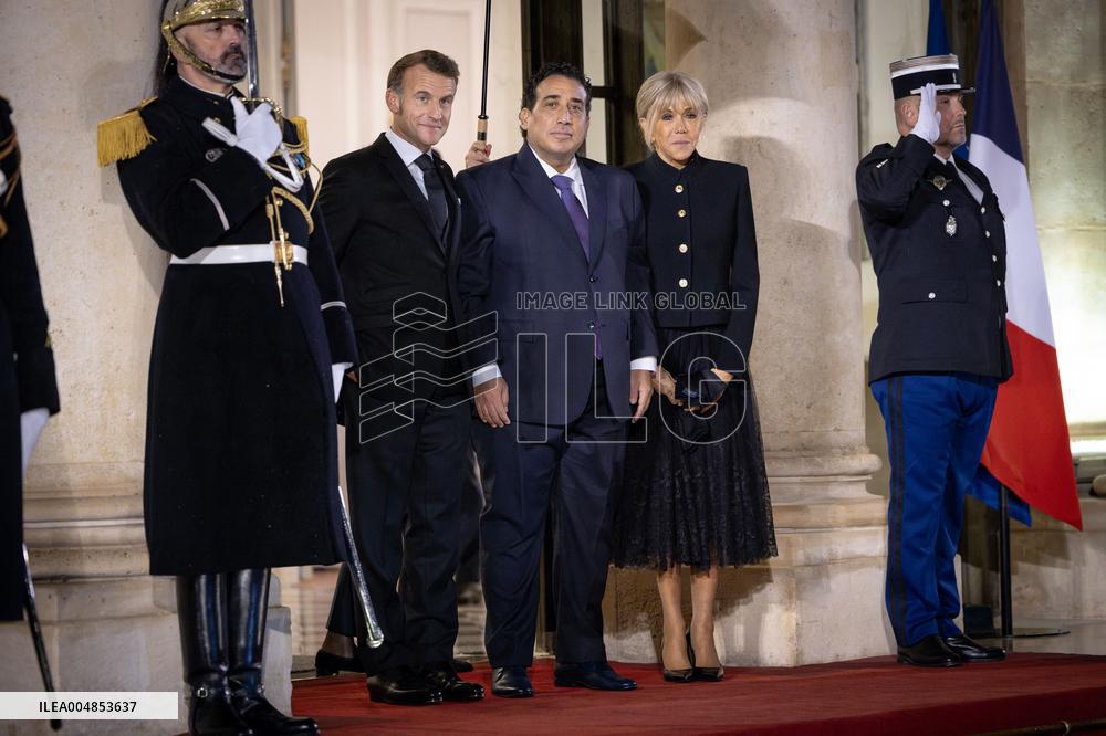 Diner at the Elysee Palace for the 8th Paris Peace Forum - Paris AJ