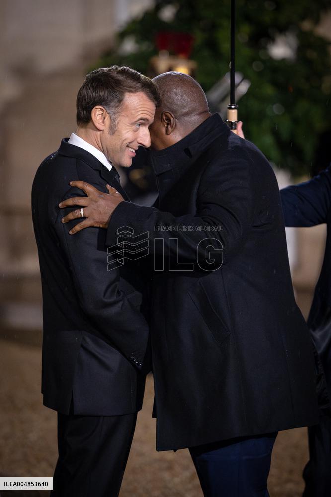 Diner at the Elysee Palace for the 8th Paris Peace Forum - Paris AJ