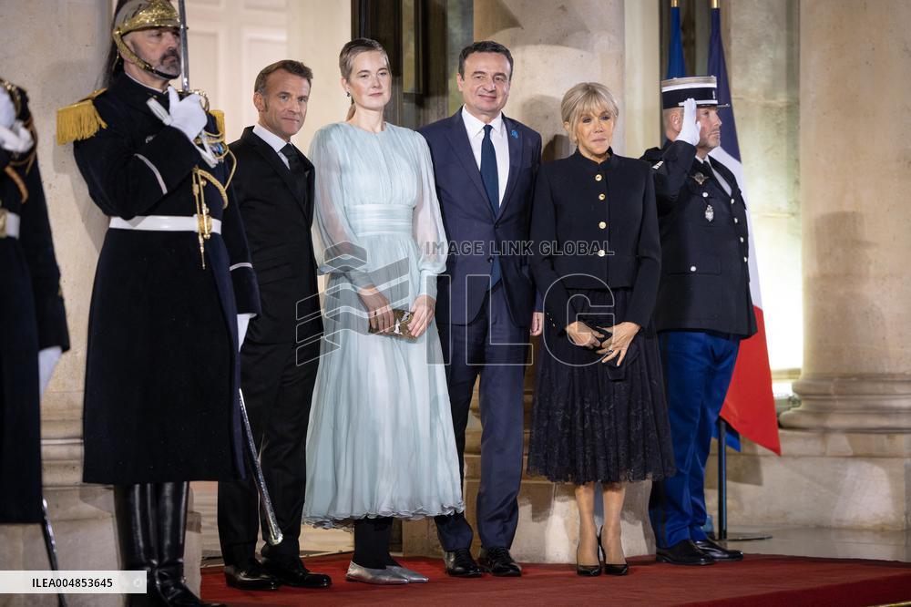 Diner at the Elysee Palace for the 8th Paris Peace Forum - Paris AJ