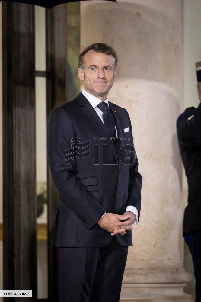 Diner at the Elysee Palace for the 8th Paris Peace Forum - Paris AJ