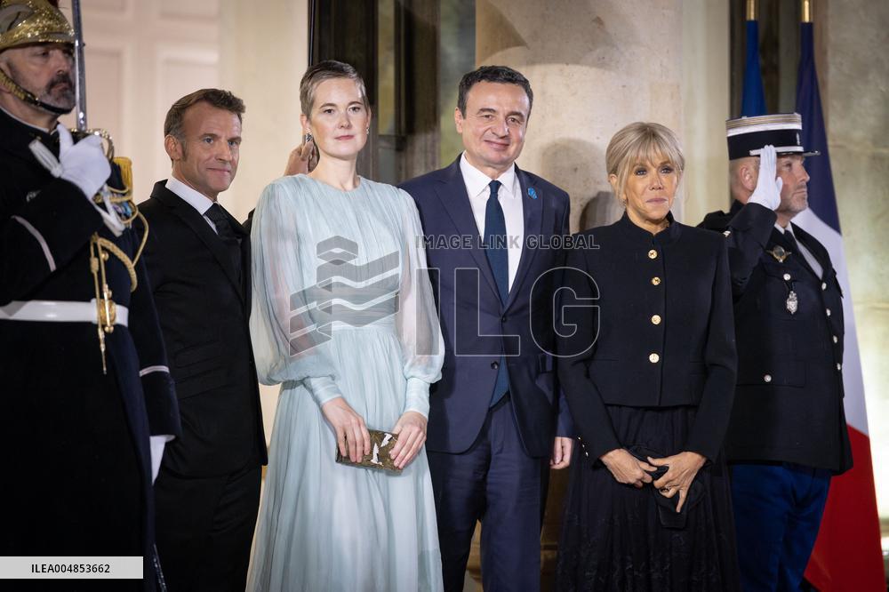 Diner at the Elysee Palace for the 8th Paris Peace Forum - Paris AJ