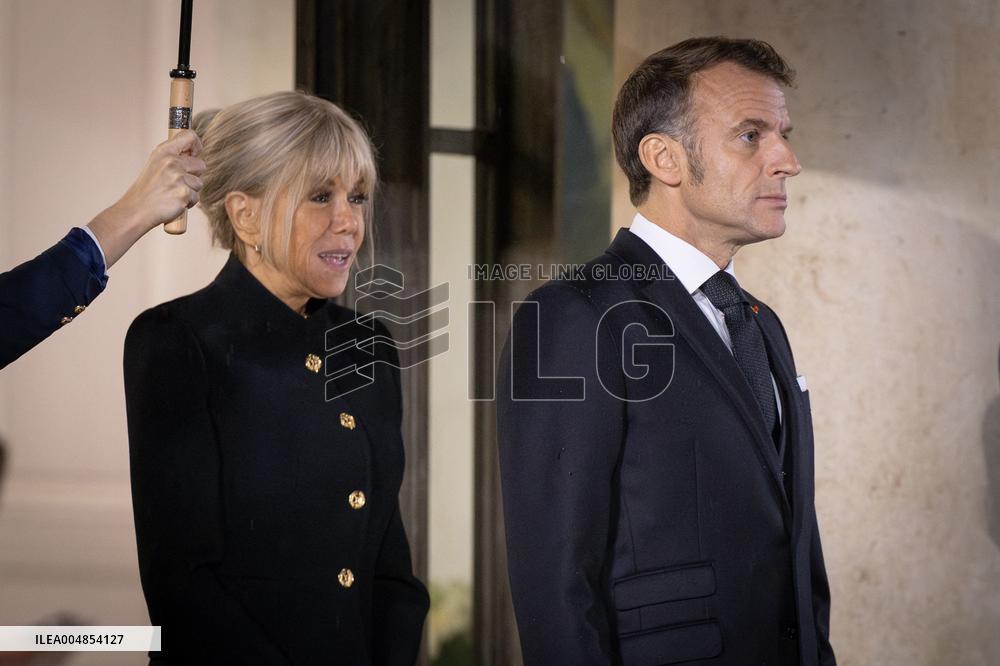 Diner at the Elysee Palace for the 8th Paris Peace Forum - Paris AJ
