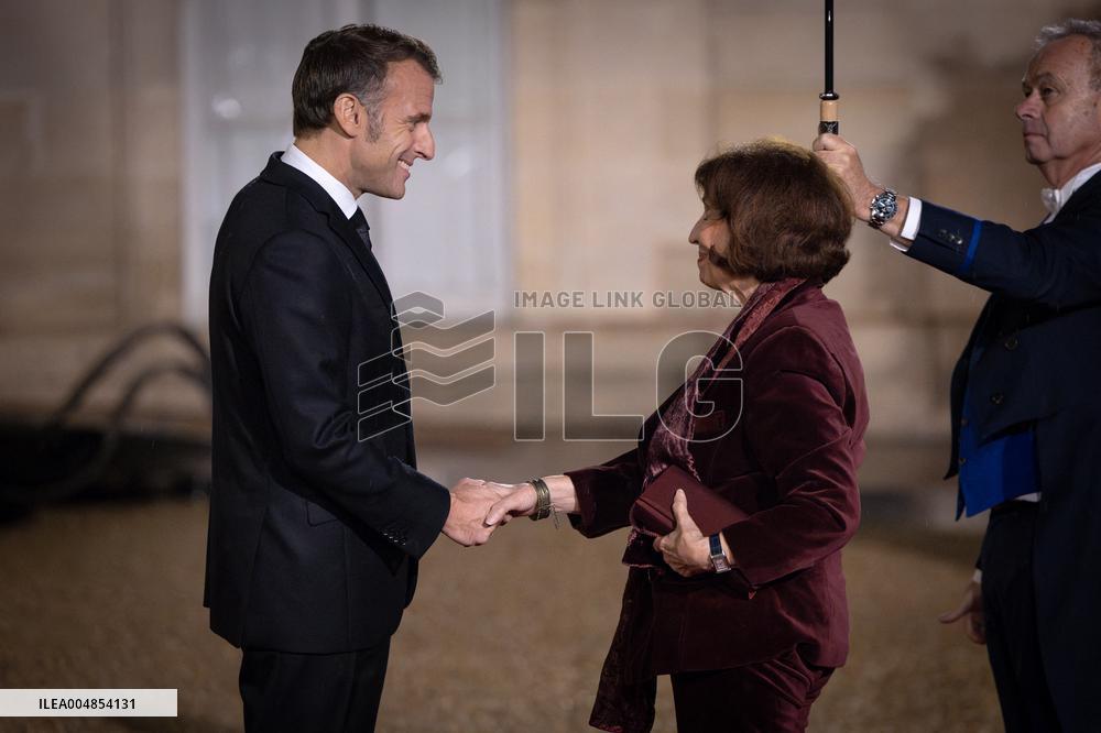 Diner at the Elysee Palace for the 8th Paris Peace Forum - Paris AJ