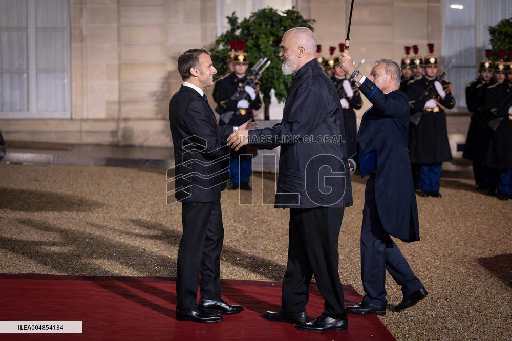 Diner at the Elysee Palace for the 8th Paris Peace Forum - Paris AJ