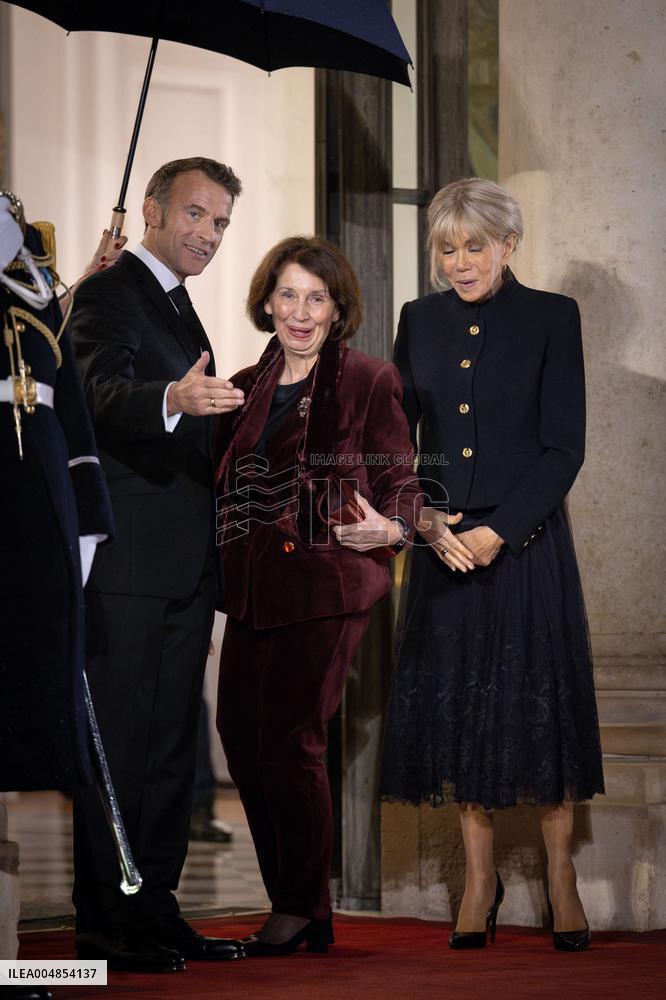 Diner at the Elysee Palace for the 8th Paris Peace Forum - Paris AJ