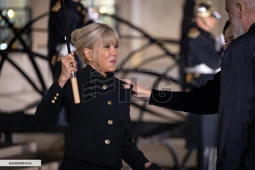 Diner at the Elysee Palace for the 8th Paris Peace Forum - Paris AJ