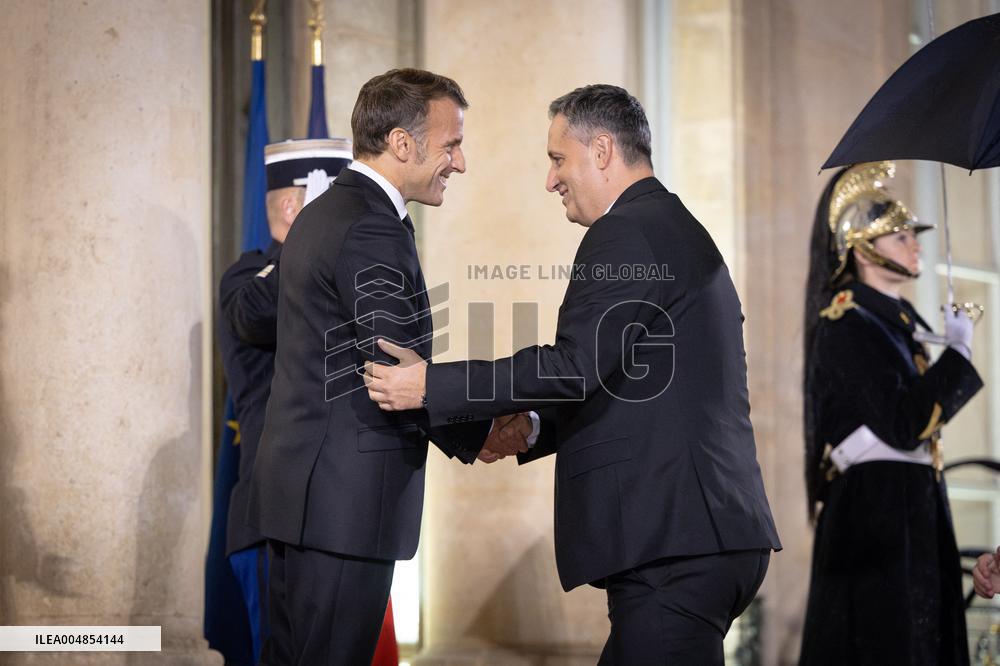 Diner at the Elysee Palace for the 8th Paris Peace Forum - Paris AJ