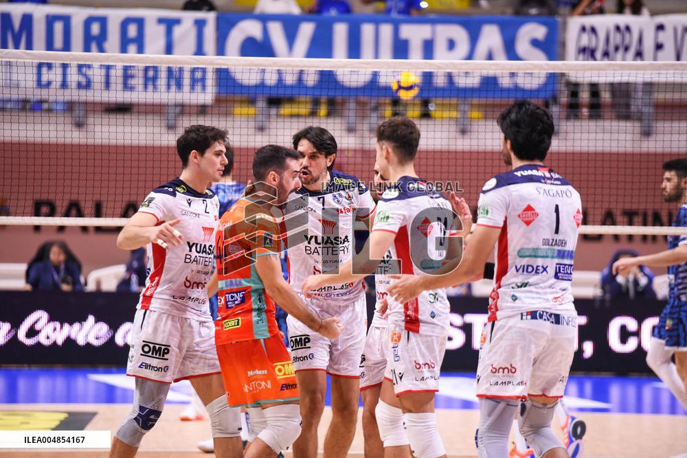 VOLLEY - Superlega Serie A - Cisterna Volley vs Yuasa Battery Grottazzolina 3-2 (25-22, 22-25, 25-21, 22-25,15-13 )