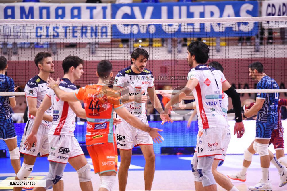 VOLLEY - Superlega Serie A - Cisterna Volley vs Yuasa Battery Grottazzolina 3-2 (25-22, 22-25, 25-21, 22-25,15-13 )