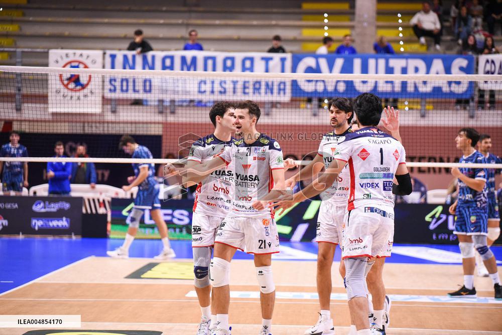 VOLLEY - Superlega Serie A - Cisterna Volley vs Yuasa Battery Grottazzolina 3-2 (25-22, 22-25, 25-21, 22-25,15-13 )