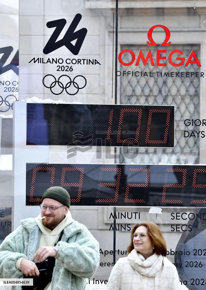 100 days until Milan-Cortina Olympics