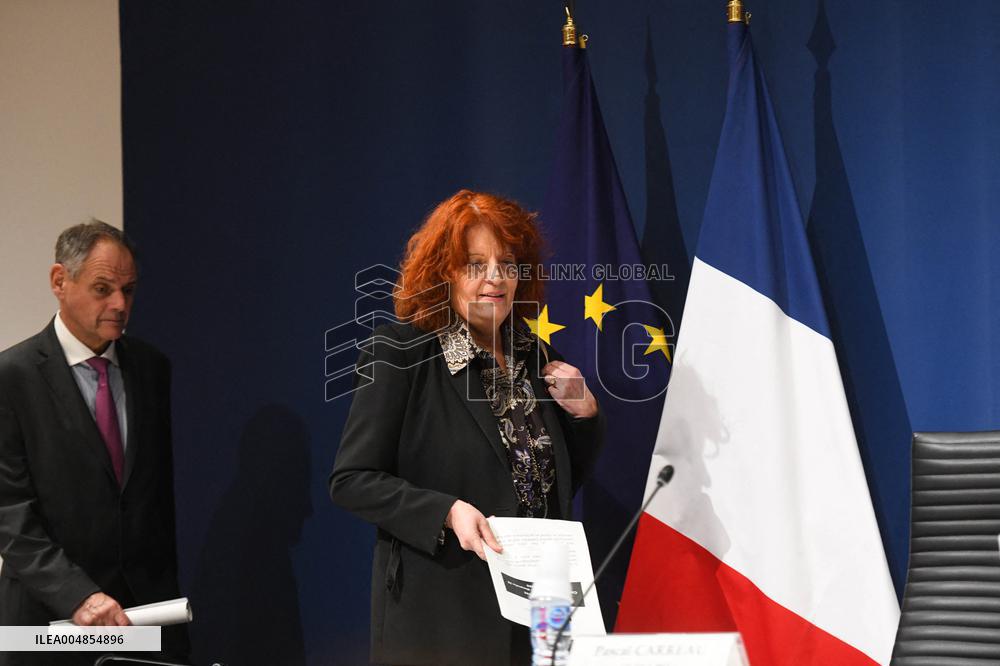 Louvre Heist Investigation Press Conference - Paris