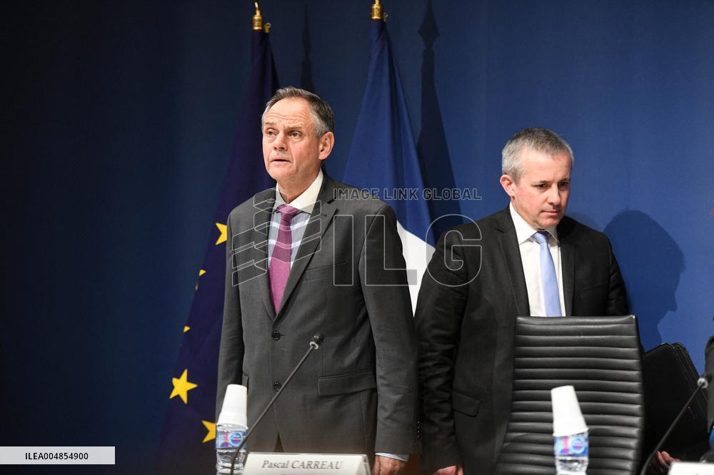 Louvre Heist Investigation Press Conference - Paris