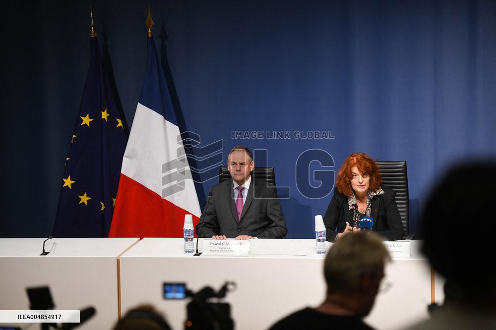 Louvre Heist Investigation Press Conference - Paris