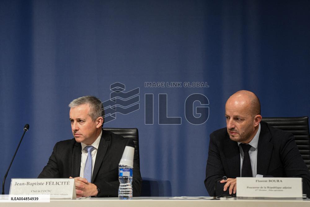 Louvre Heist Investigation Press Conference - Paris