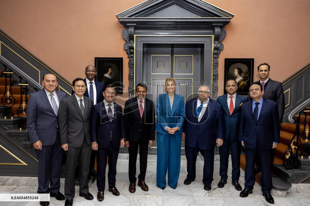 Queen Maxima Meets Global Finance & Technology Network Board - The Hague