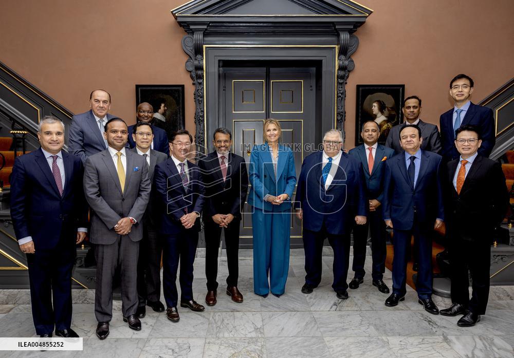 Queen Maxima Meets Global Finance & Technology Network Board - The Hague