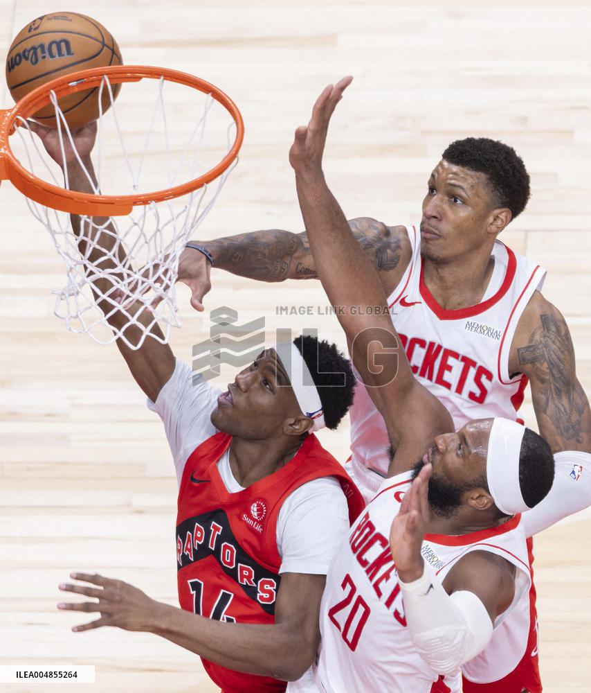 Rockets Defeat Raptors In Toronto - Canada