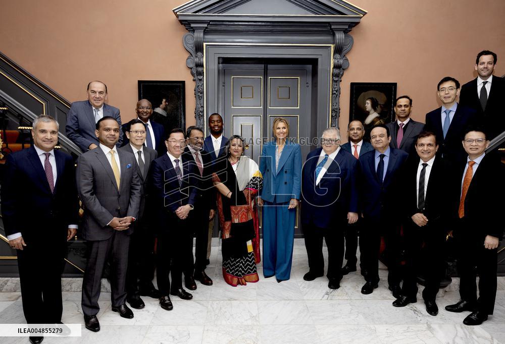 Queen Maxima Meets Global Finance & Technology Network Board - The Hague