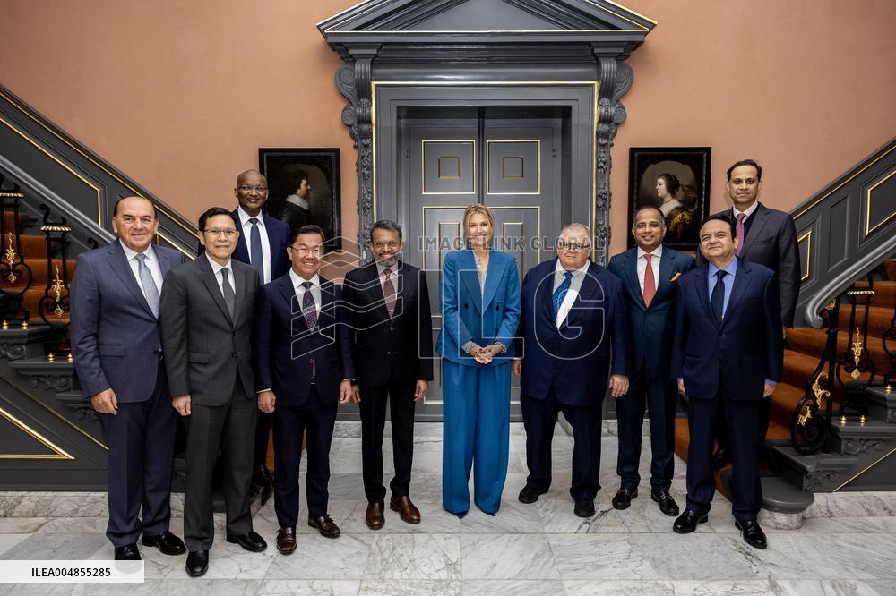 Queen Maxima Meets Global Finance & Technology Network Board - The Hague