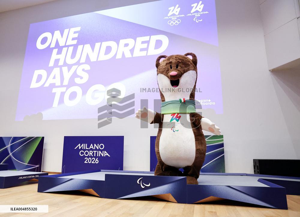 100 Days To Go Celebration For Milano 2026 - Italy