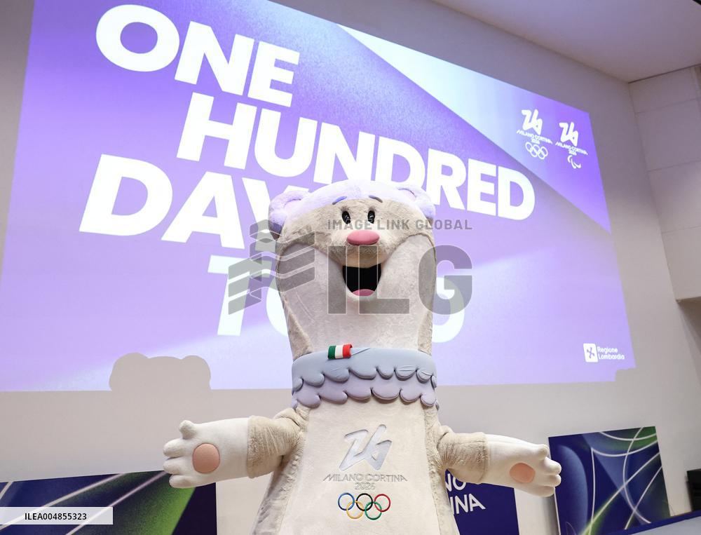 100 Days To Go Celebration For Milano 2026 - Italy