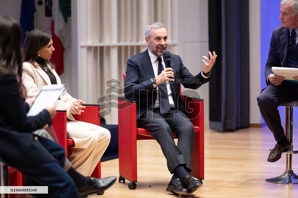 100 Days To Go Celebration For Milano 2026 - Italy