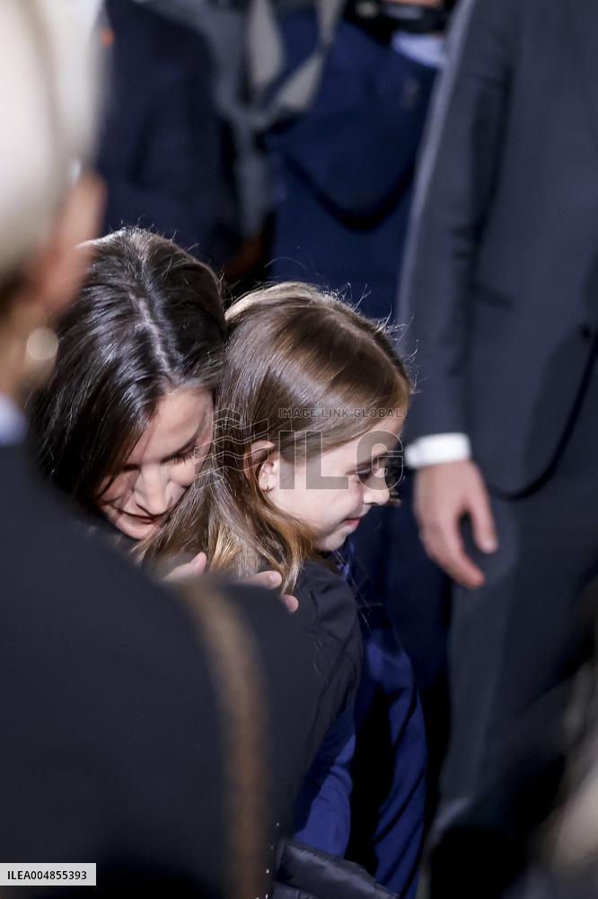 King and Queen of Spain Honor Disaster Victims - Valencia