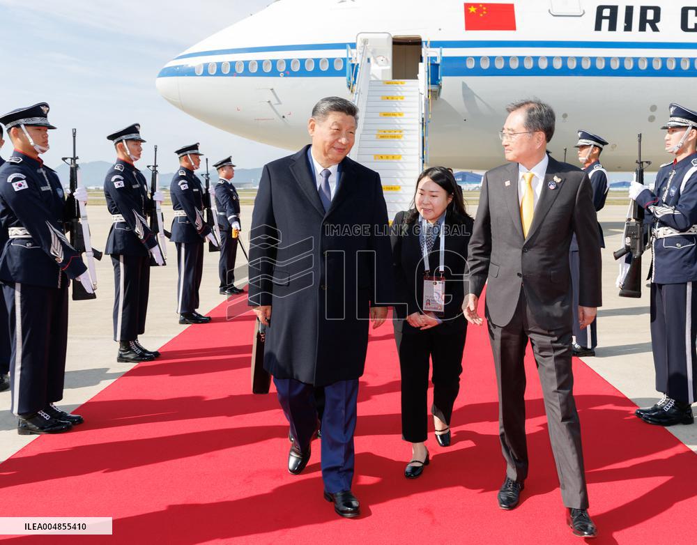 Xi Jinping Meets Trump In Busan - South Korea - Christopher