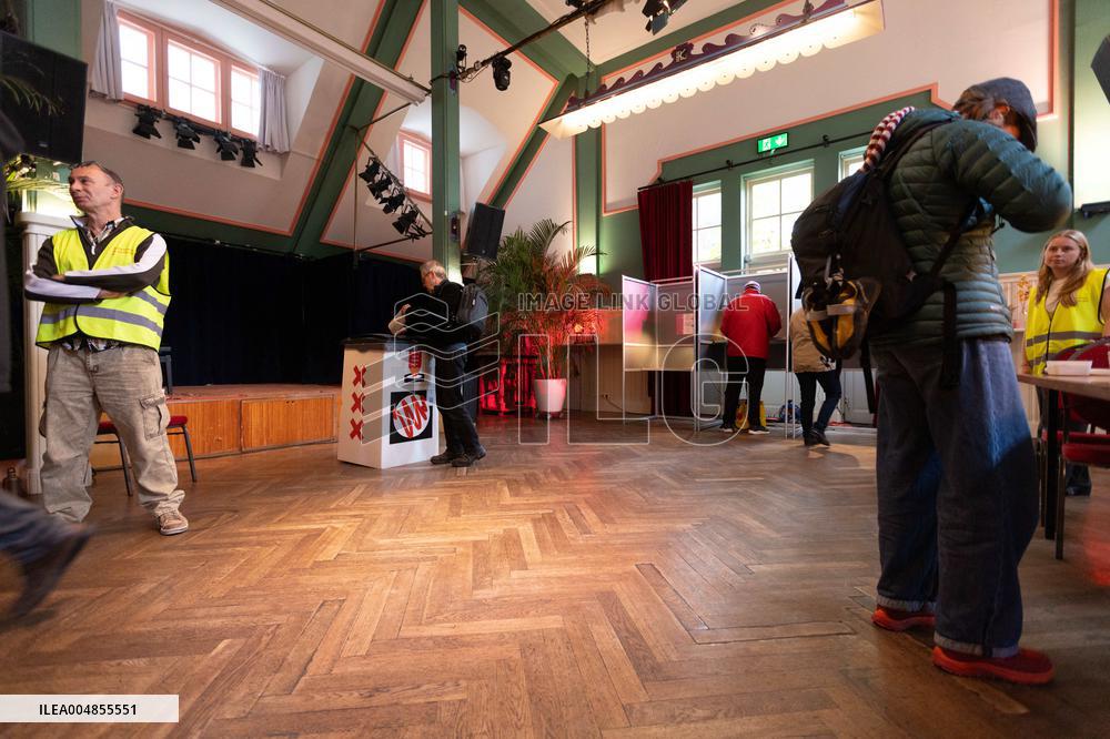 Parliamentary Elections In Netherlands - Amsterdam