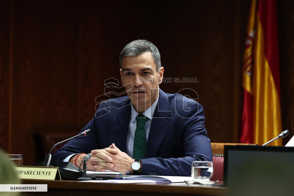 Sanchez Appears In Senate Committee On Koldo Case - Madrid