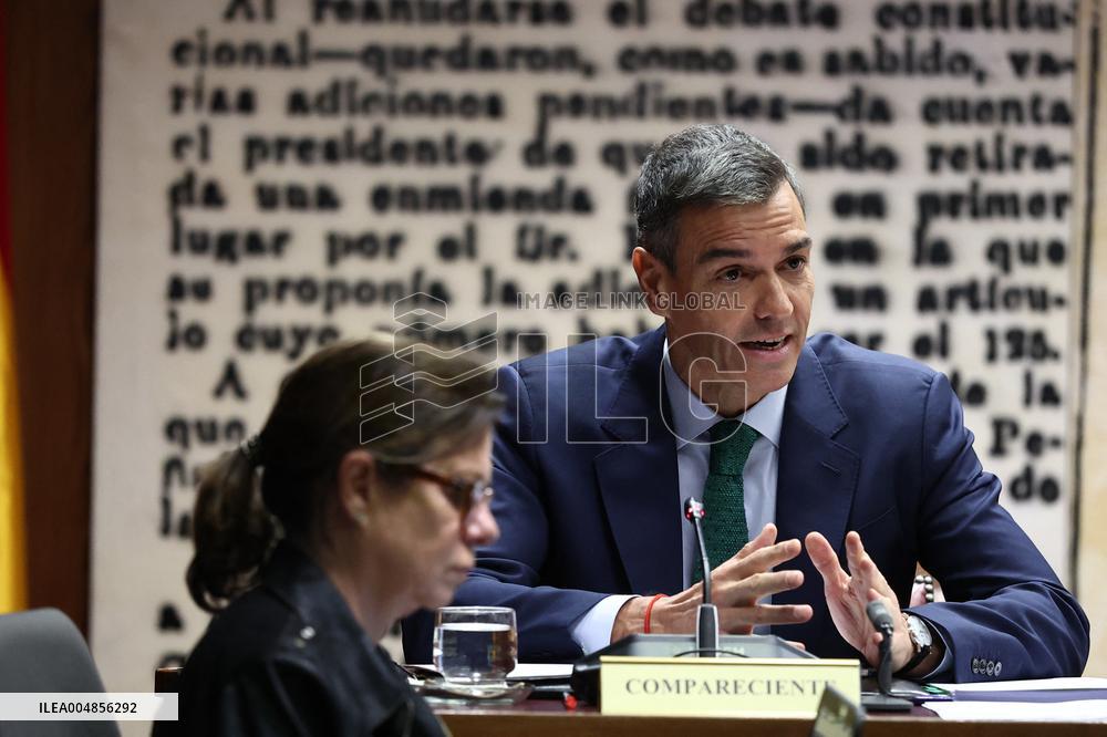 Pedro Sanchez Testifies on Koldo Case - Madrid