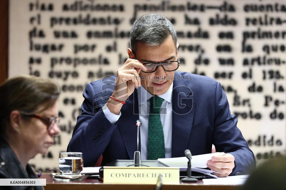 Pedro Sanchez Testifies on Koldo Case - Madrid