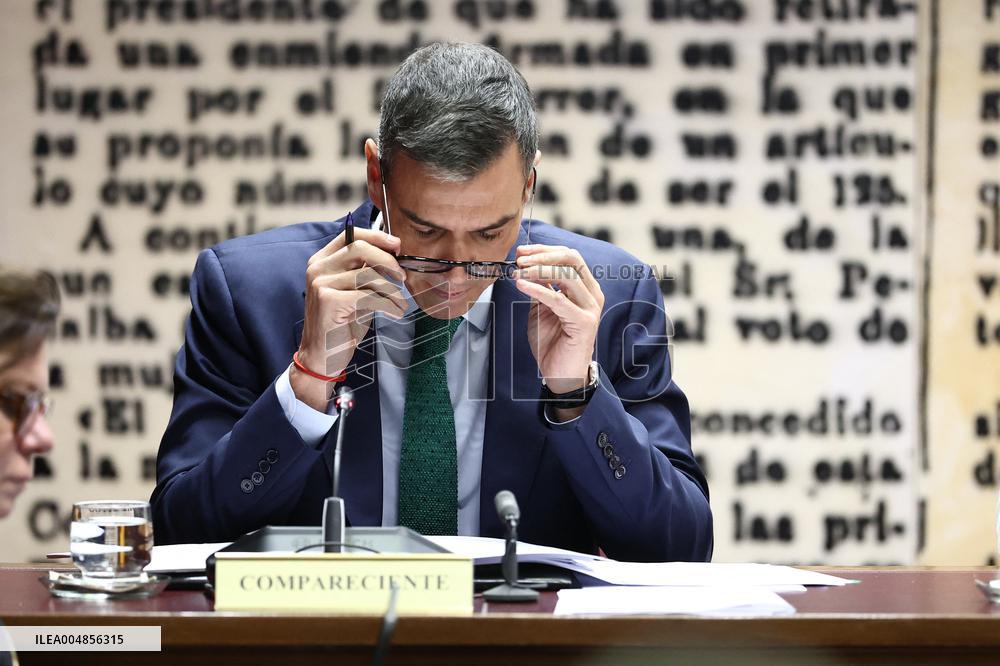 Pedro Sanchez Testifies on Koldo Case - Madrid