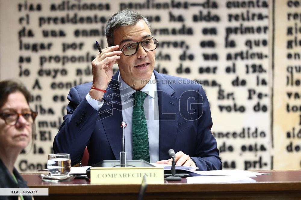 Pedro Sanchez Testifies on Koldo Case - Madrid