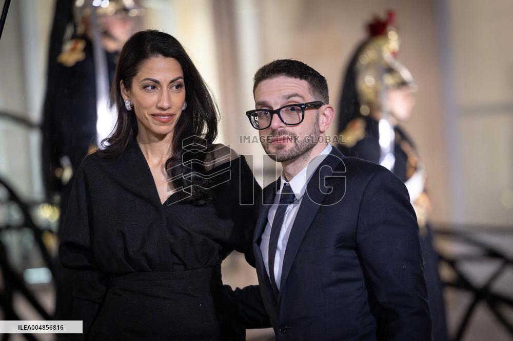 Diner at the Elysee Palace for the 8th Paris Peace Forum - Paris