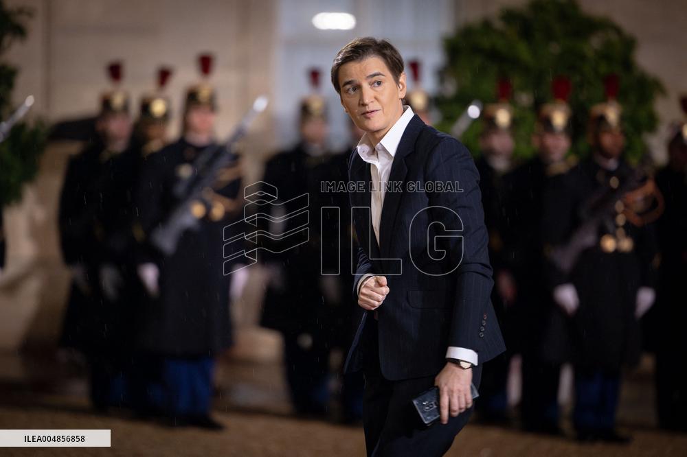 Diner at the Elysee Palace for the 8th Paris Peace Forum - Paris