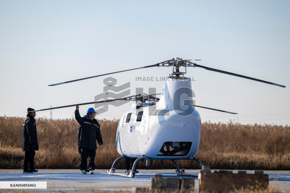 Maiden Flight of An Unmanned Helicopter - Harbin