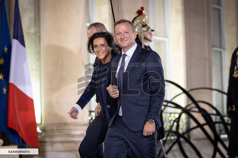 Diner at the Elysee Palace for the 8th Paris Peace Forum - Paris