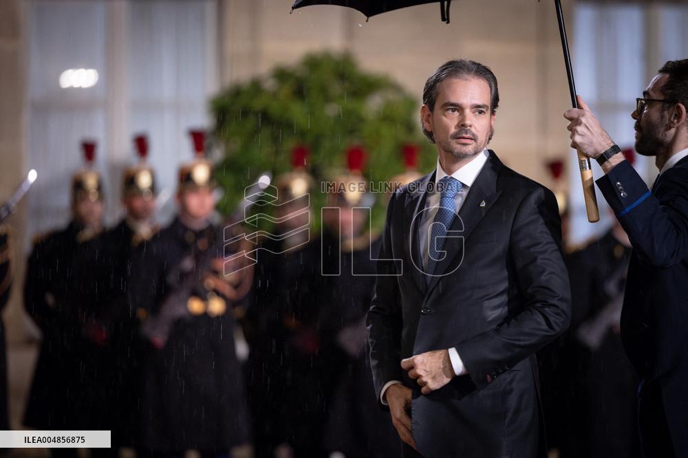 Diner at the Elysee Palace for the 8th Paris Peace Forum - Paris
