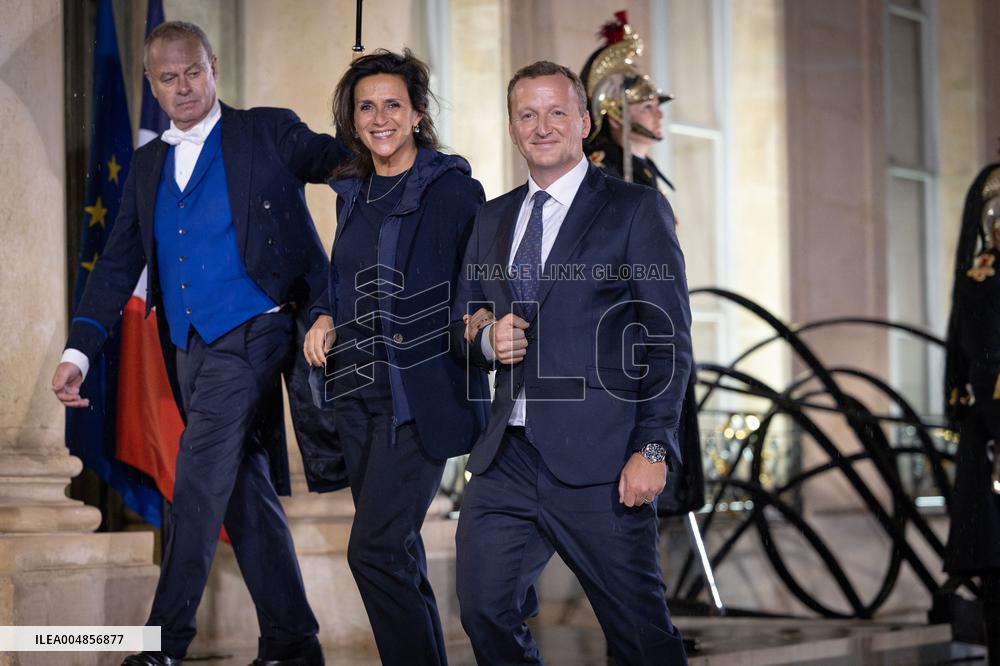Diner at the Elysee Palace for the 8th Paris Peace Forum - Paris