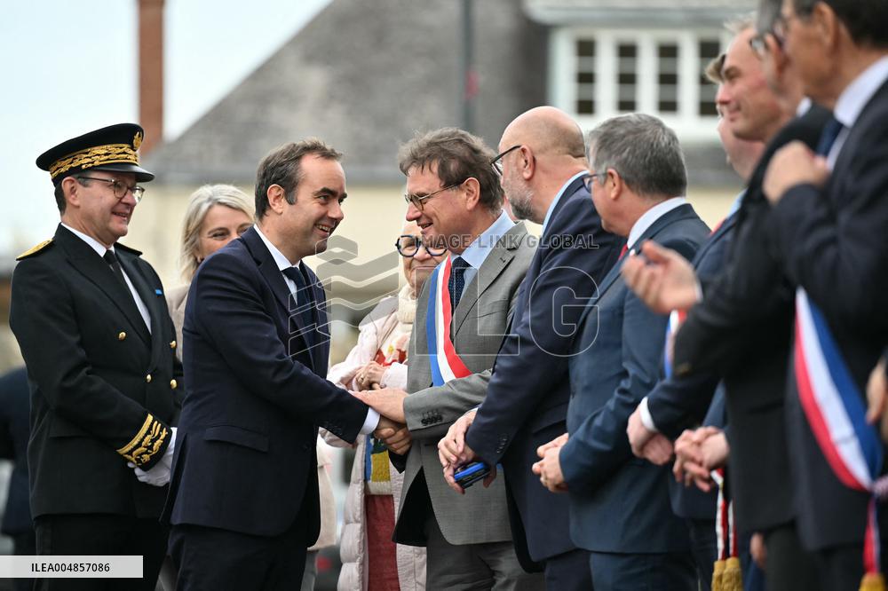 PM Sebastien Lecornu Visits the Carentan Health Centre - France