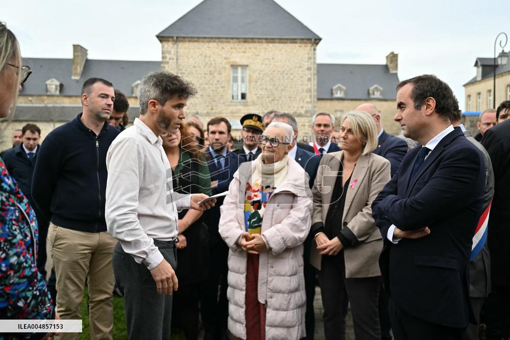 PM Sebastien Lecornu Visits the Carentan Health Centre - France