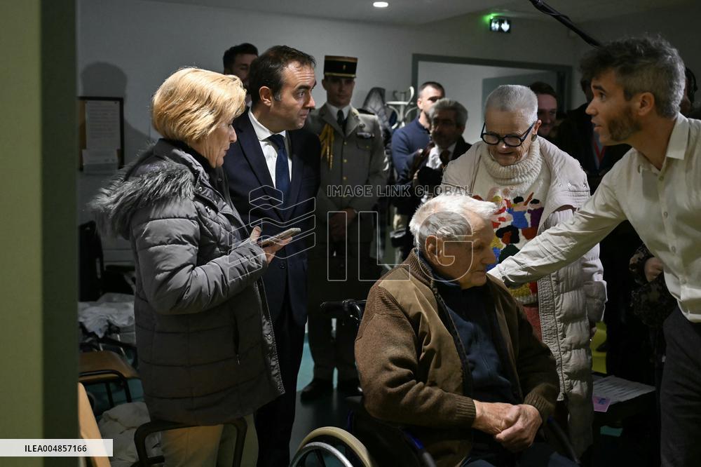 PM Sebastien Lecornu Visits the Carentan Health Centre - France
