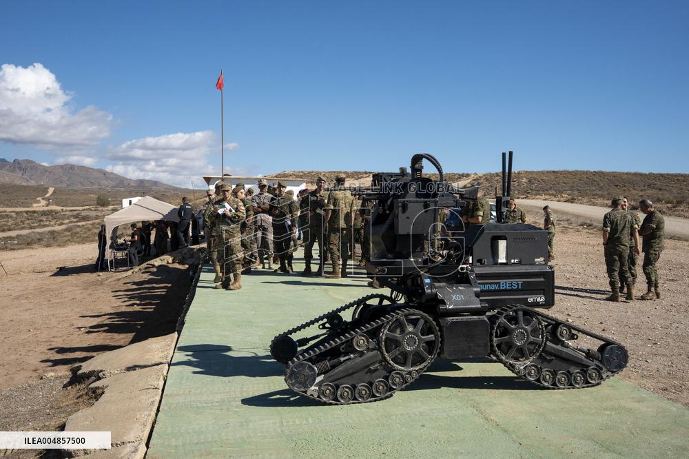 The Army Conducts Robotic Exercises - Spain