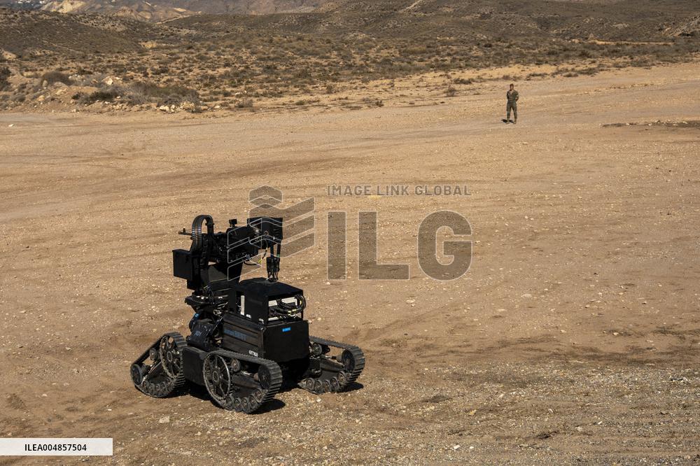 The Army Conducts Robotic Exercises - Spain
