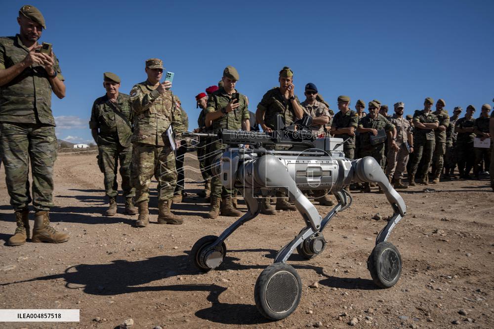 The Army Conducts Robotic Exercises - Spain
